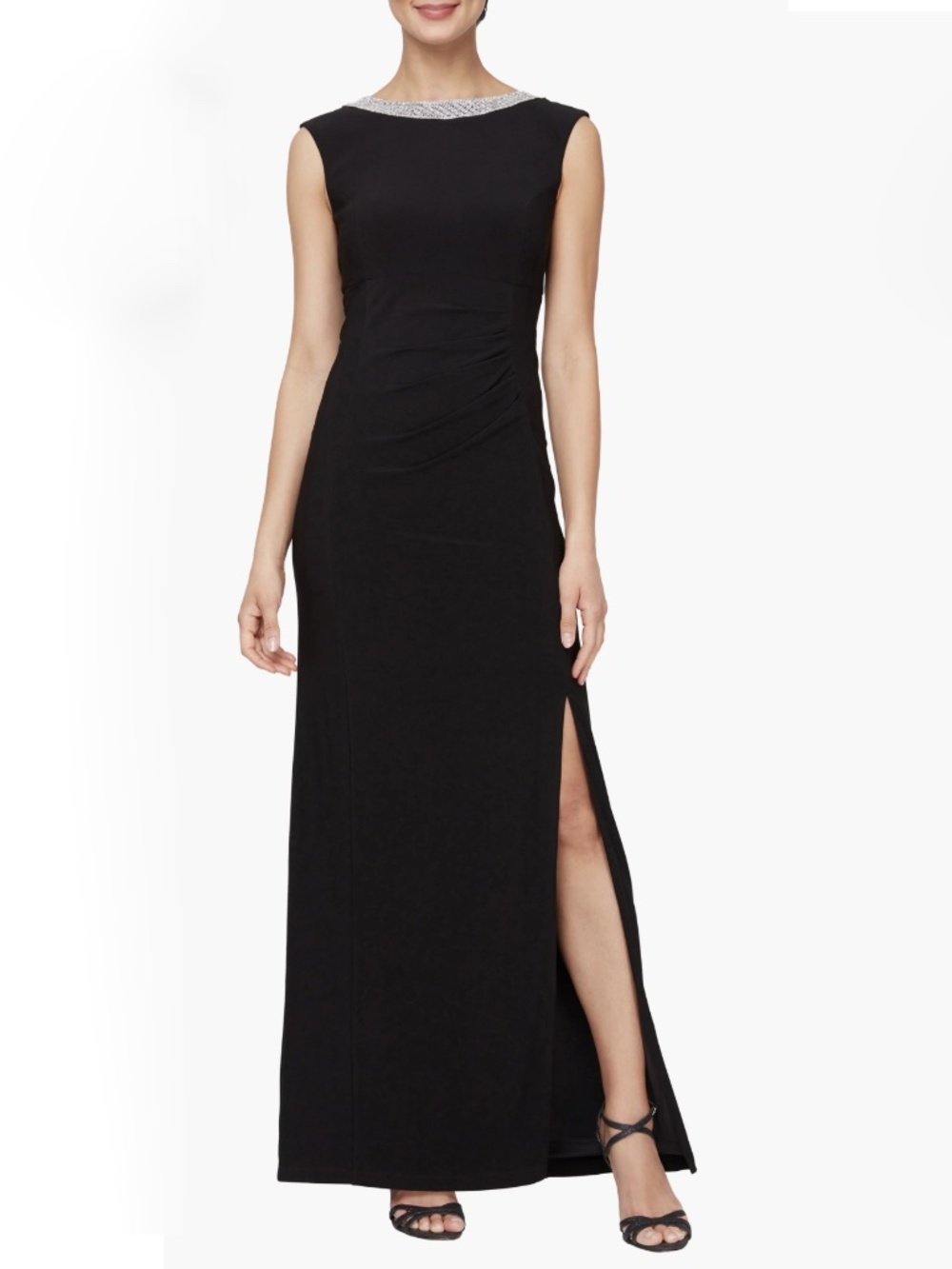 Alex Evenings  - Embellished Neck‎ Gown